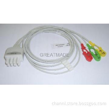 Nihon Kohden BR-903P Grabber 3-Lead Leadwires